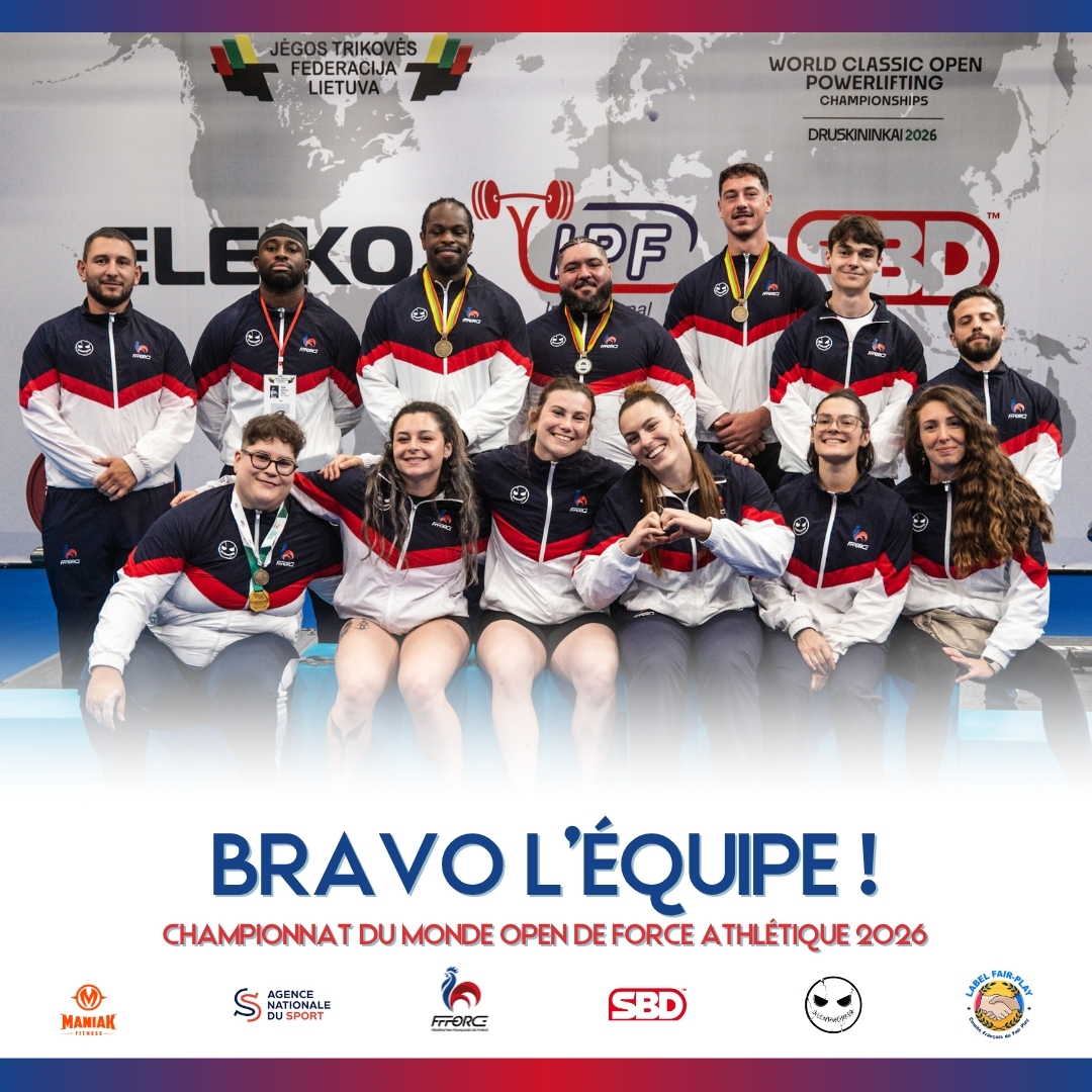 FFForce : fédération officielle des disciplines de Force Athlétique,